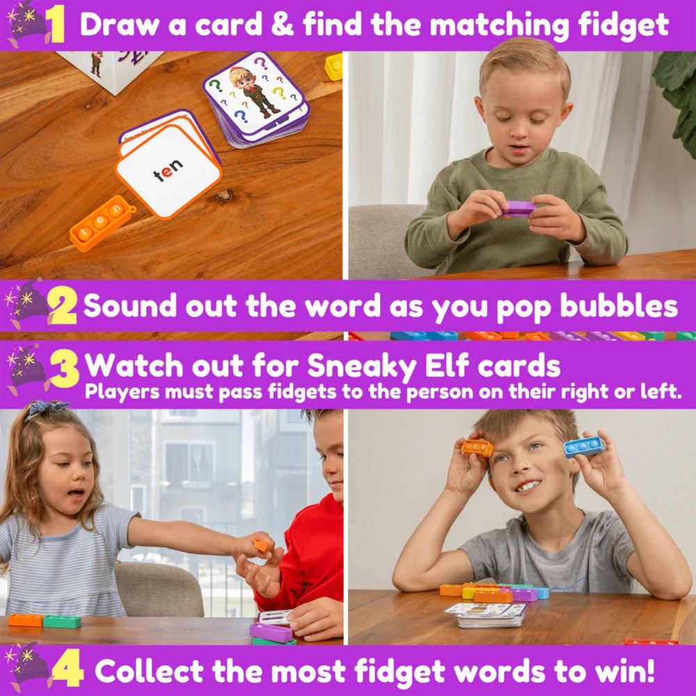 Sneaky Elves CVC Reading Game - Interactive Fidget Game