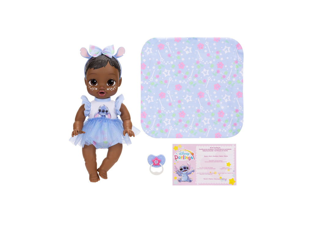 Disney Darlings Snuggly Stars Stitch 11-Inch Soft-Bodied Baby Doll