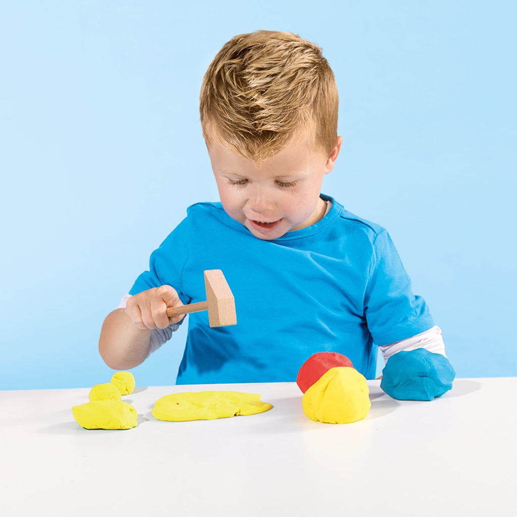 SES Creative My First Dough Set - Red/Blue/Yellow with Wooden Tools