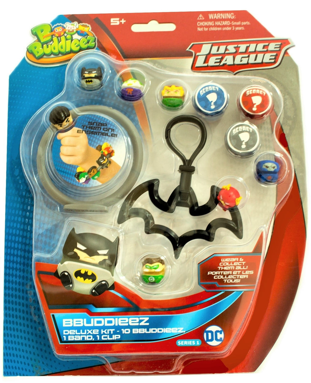 Bbuddieez DC Justice League Deluxe 10-Piece Collectible Kit
