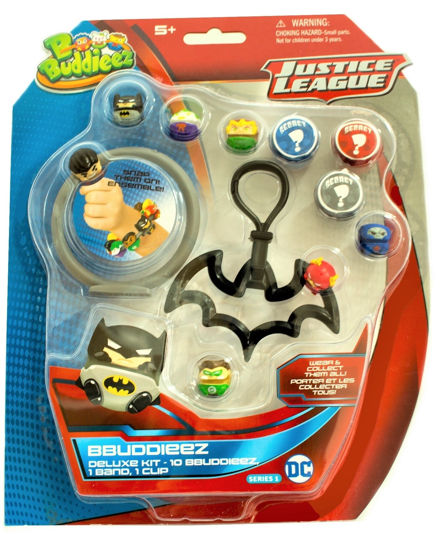 Bbuddieez DC Justice League Deluxe 10-Piece Collectible Kit