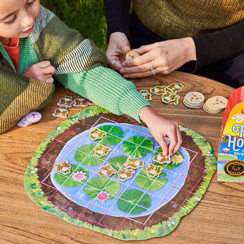Frog Hopkins Board Game: Strategic Leap & Collect Fun