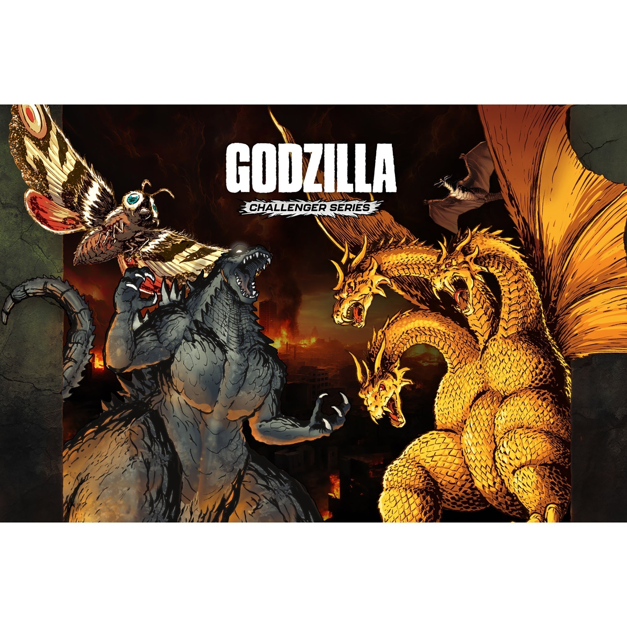 UniVersus Godzilla Challenger Series: 60-Card Deck Featuring King Ghidorah & Rodan