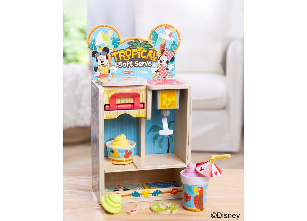 Melissa & Doug Mickey Tropical Soft Serve Playset - Wooden Toy