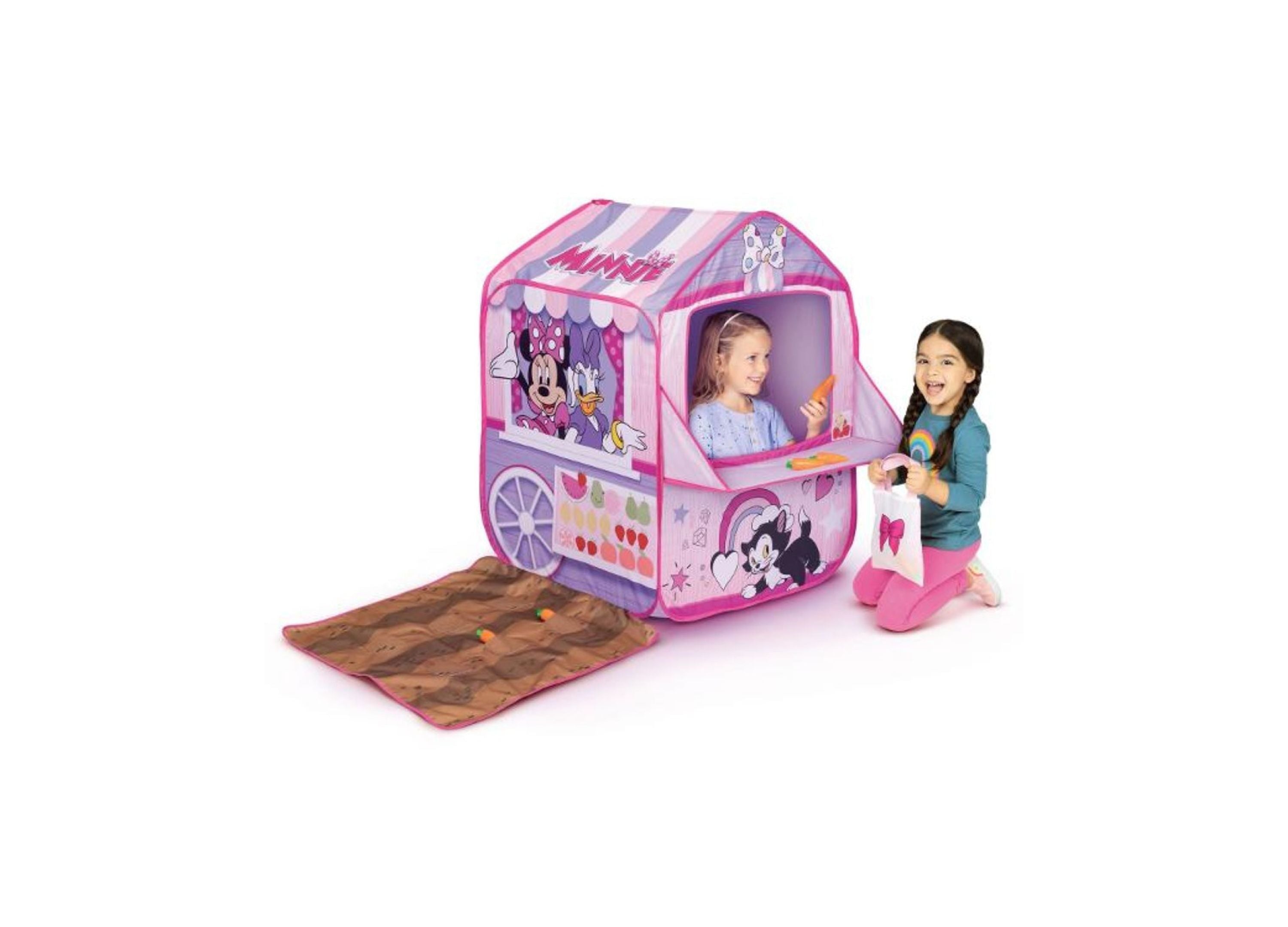 Minnie Mouse Veggie Stand Pop-Up Play Tent With Garden Mat And Accessories