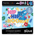 Disney Stitch Sticker By Number Portfolio Set - Creative Kids Crafts Kit