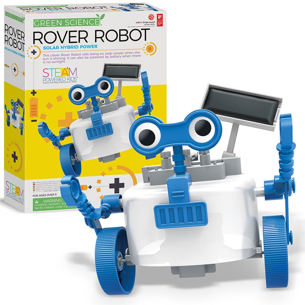 Green Science Rover Robot Solar-Powered Assembly Kit