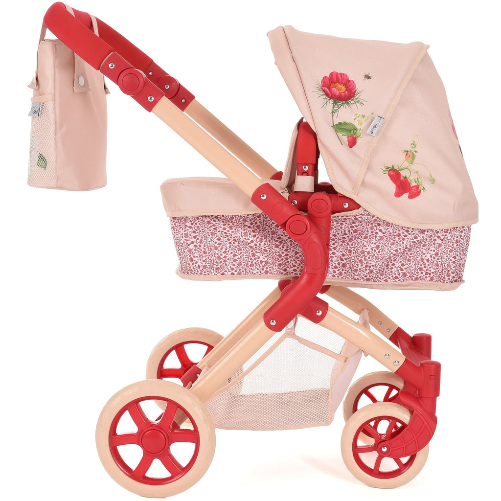Roma RHS Flora Single Doll Pram With Convertible Carry Cot