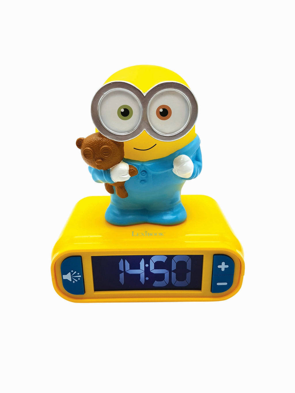 Lexibook Minions 3D Alarm Clock with Nightlight & Sound Effects