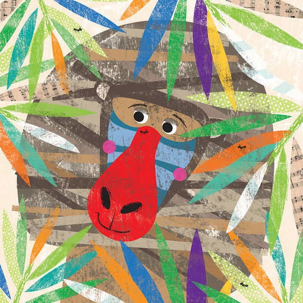 Oopsy Daisys Peeking Jungle Buddies Canvas Wall Art