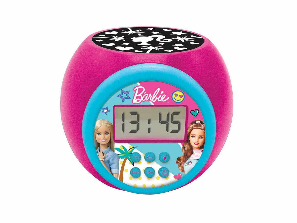 Barbie Projector Alarm Clock with Timer - Multicolor LCD