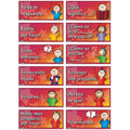 Poster Pals 12-Piece Spanish Language Teaching Anchor Phrase Posters Set