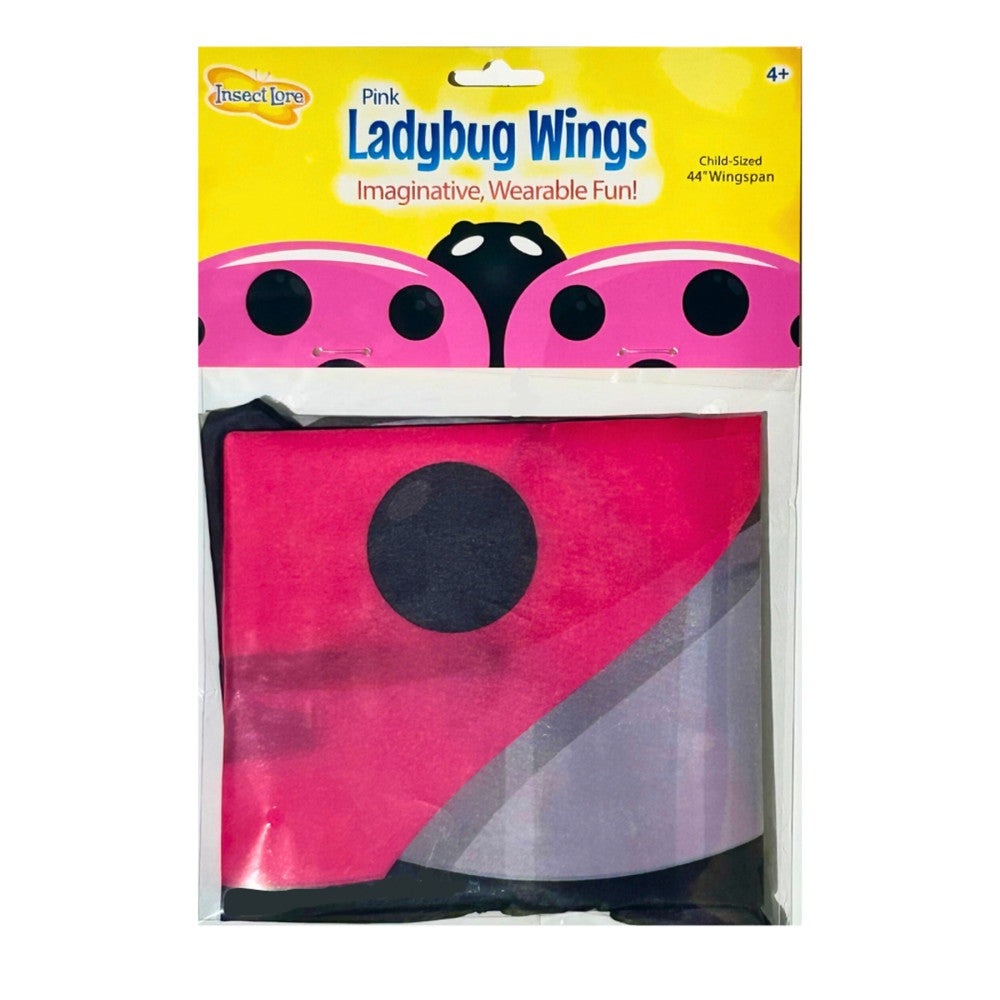 Insect Lore Pink Ladybug Dress-Up Wings for Kids