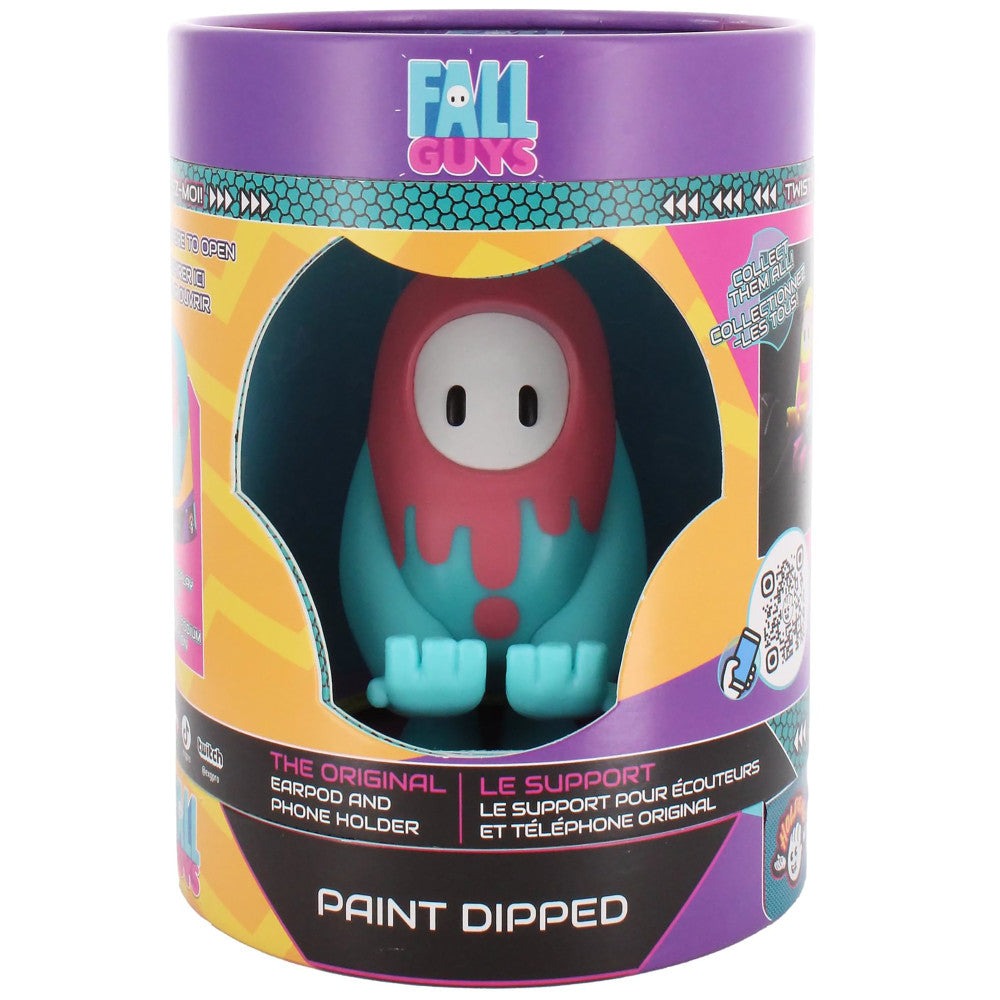 Exquisite Gaming: Fall Guys Paint Dipped Earbud & Phone Holder