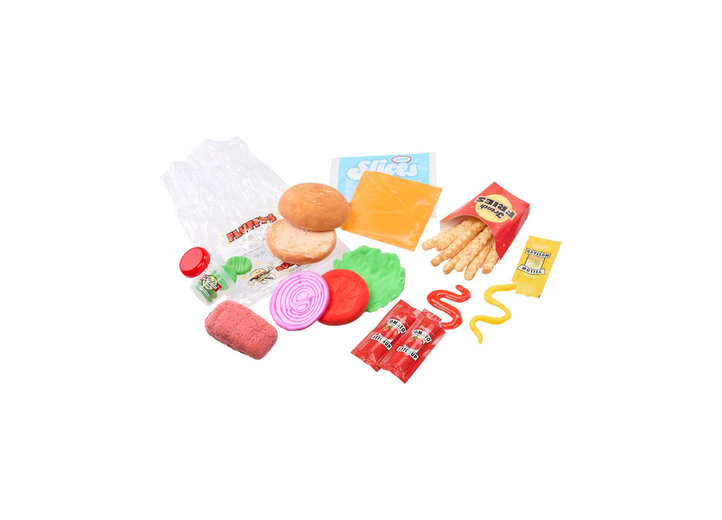 Slime Life Cheeseburger DIY Slime Kit With Food-Themed Pieces