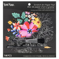 Brea Reese Scratch Art Paper Pad - Mystical - 12 Designs
