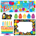 TREND Rainbow Birthday Learning Set - Reusable Dry-Erase Decorations