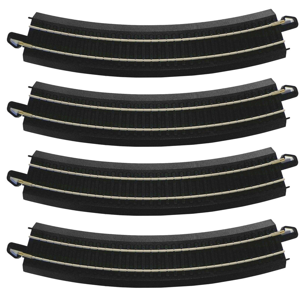 Bachmann Trains HO Scale Figure 8 E-Z Track Pack - Steel Alloy Rail with Black Roadbed