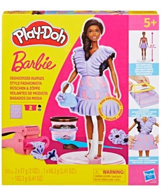 Play-Doh Barbie Fashionista Ruffles Set - Creative Fashion Kit