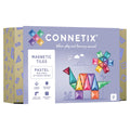 Connetix Pastel Mini Pack Magnetic Tiles, Creative Building Set - 32 Pieces