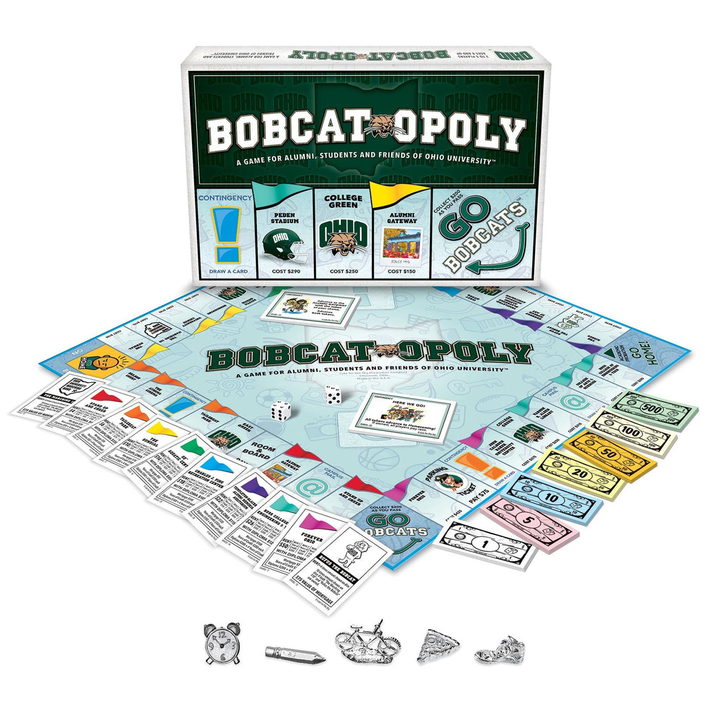Late For The Sky Bobcat-Opoly Ohio University Themed Board Game
