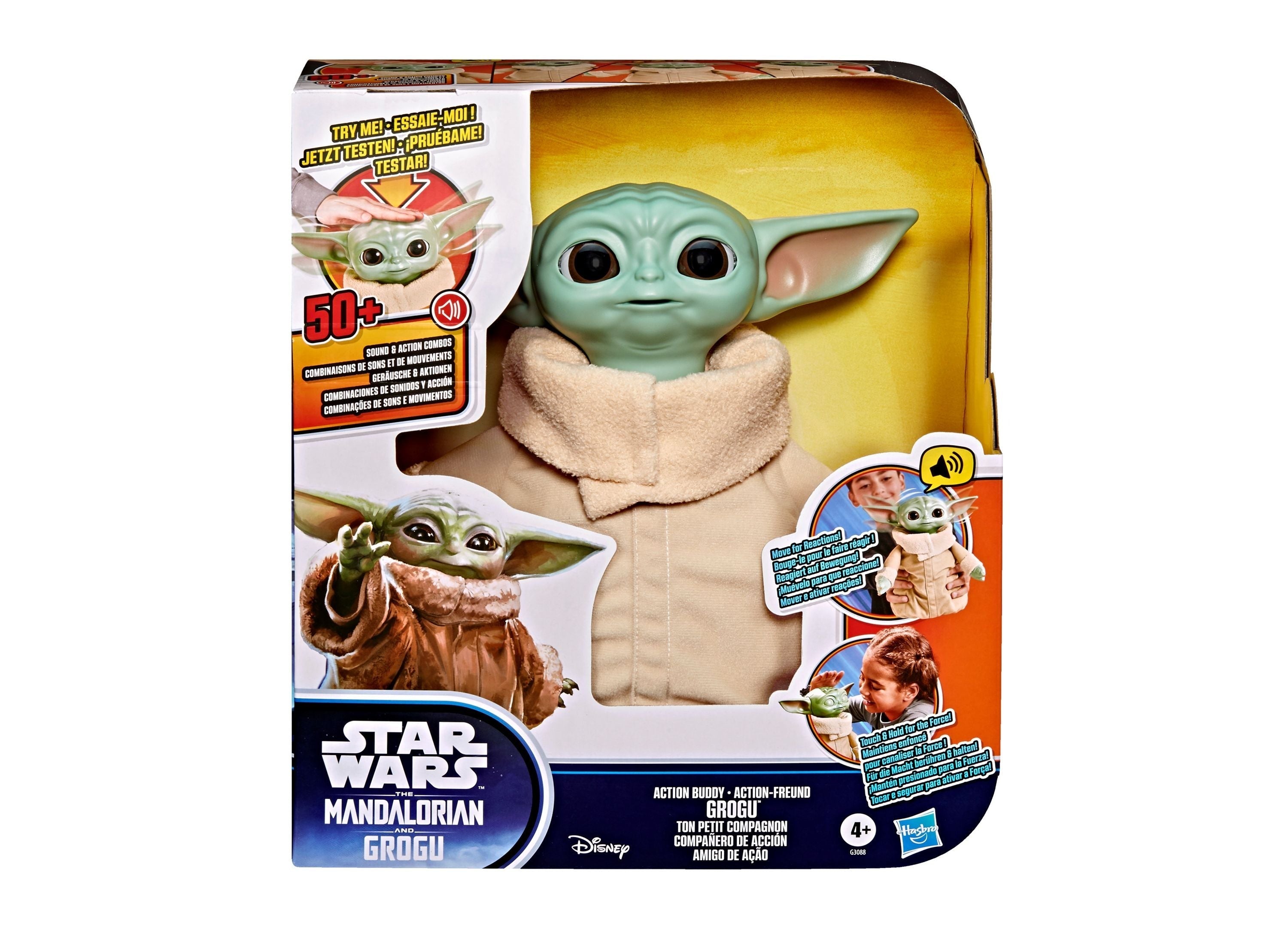 Star Wars The Child Grogu 10-Inch Interactive Plush With Sound And Movement