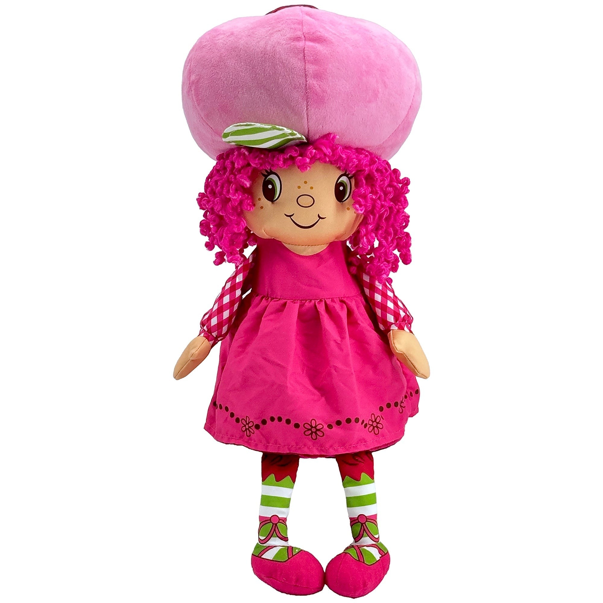 Strawberry Shortcake Pop 'n' Flip Raspberry Torte 15-Inch 2-In-1 Plush Doll