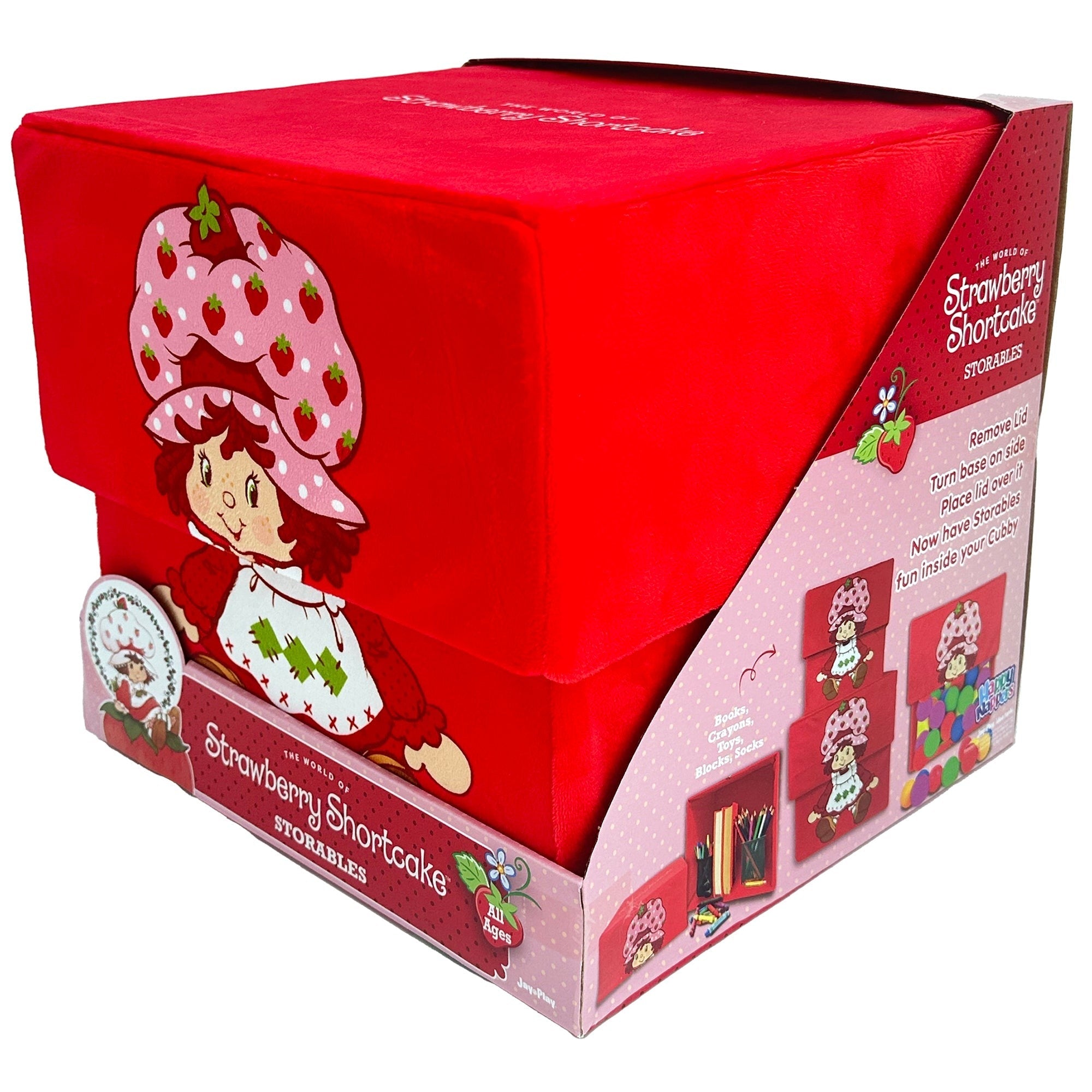 Strawberry Shortcake 10-inch Themed Fabric Storage Bin