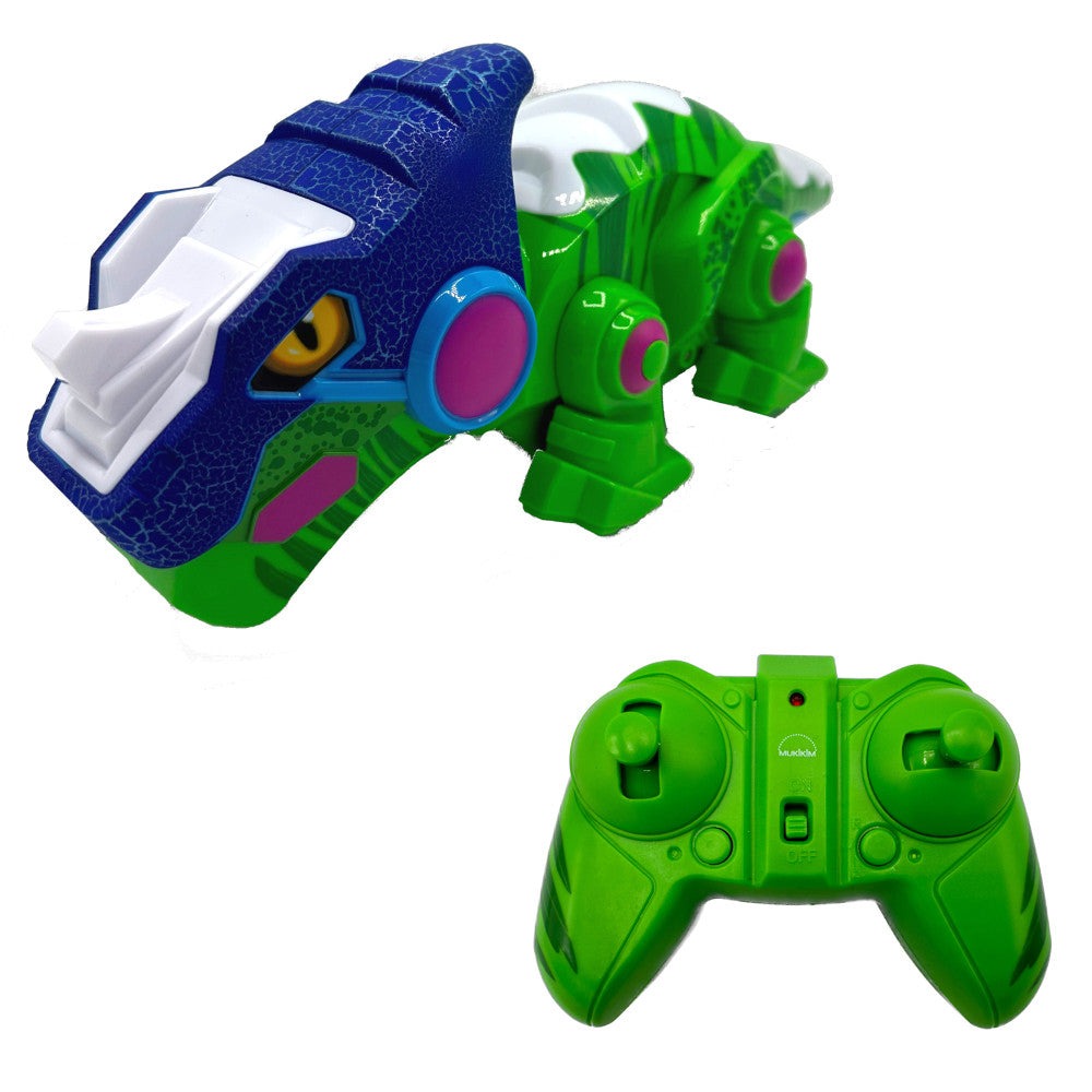 MukikiM Kool Kreepers RC-Rex - Color-Changing Dinosaur - Green & Blue