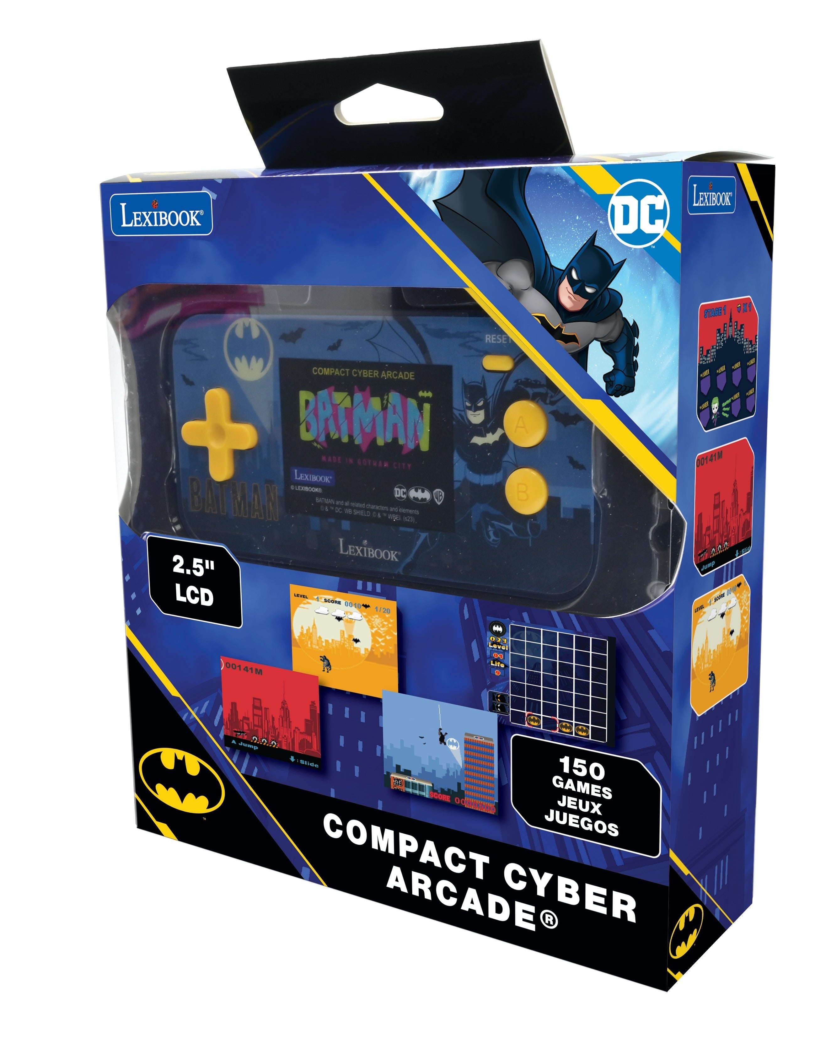 Batman Compact Cyber Arcade Portable Gaming Console with 150 Games