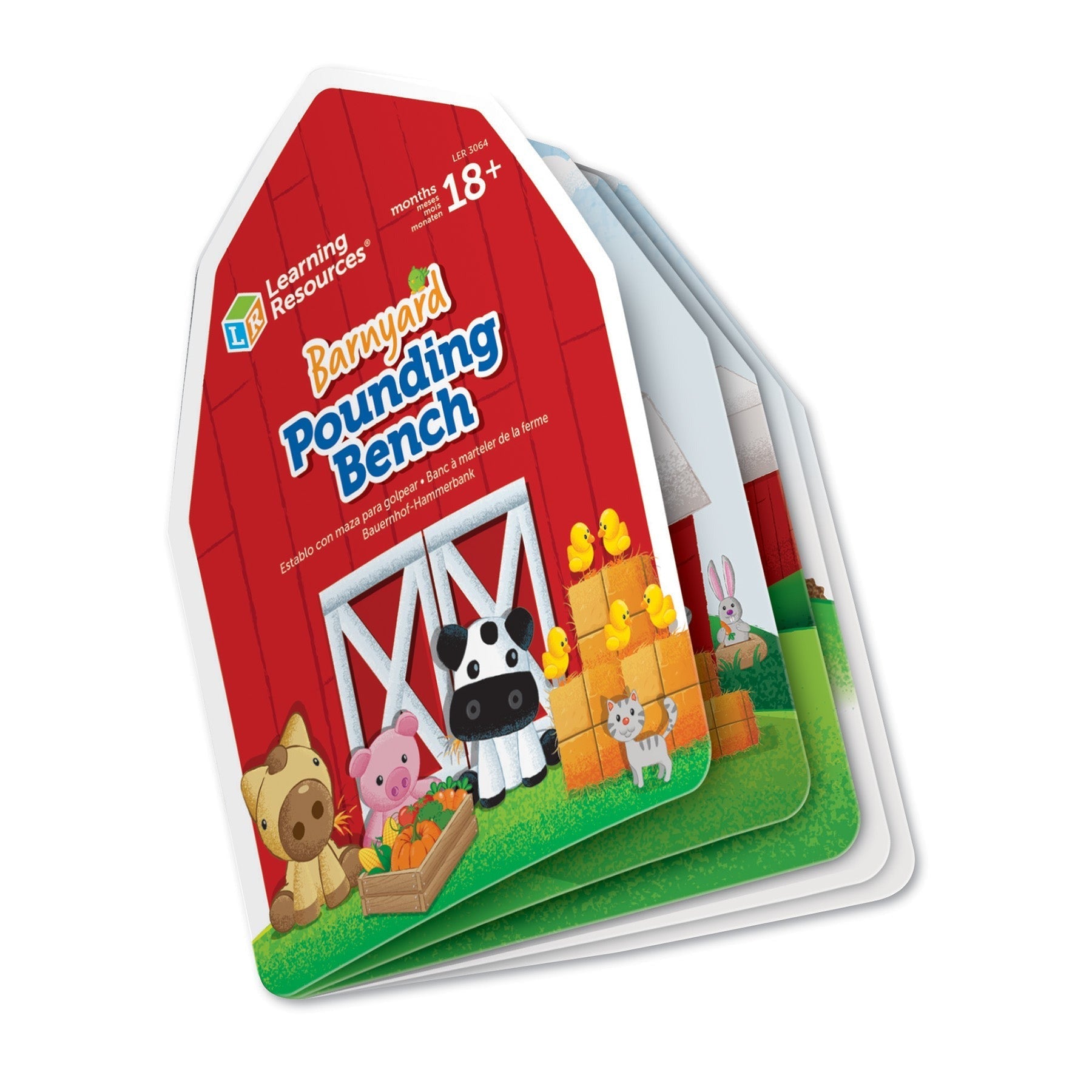 Learning Resources Barnyard Pounding Bench – Dual-Themed Educational Toy