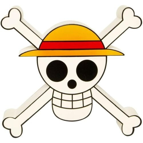 ABYstyle One Piece Battery-Operated 10-inch Skull Lamp - Straw Hat Jolly Roger
