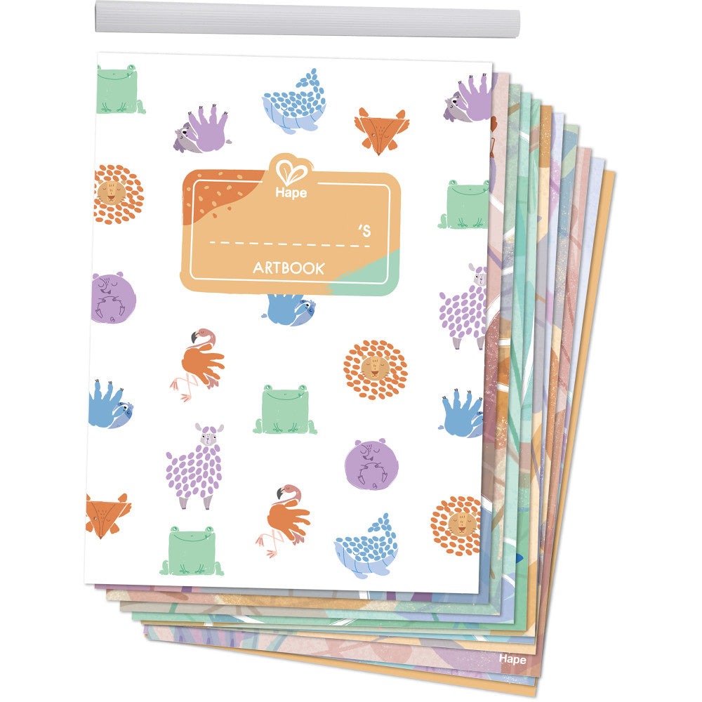 Hape Animal & Nature 16pc Finger Painting Art Set
