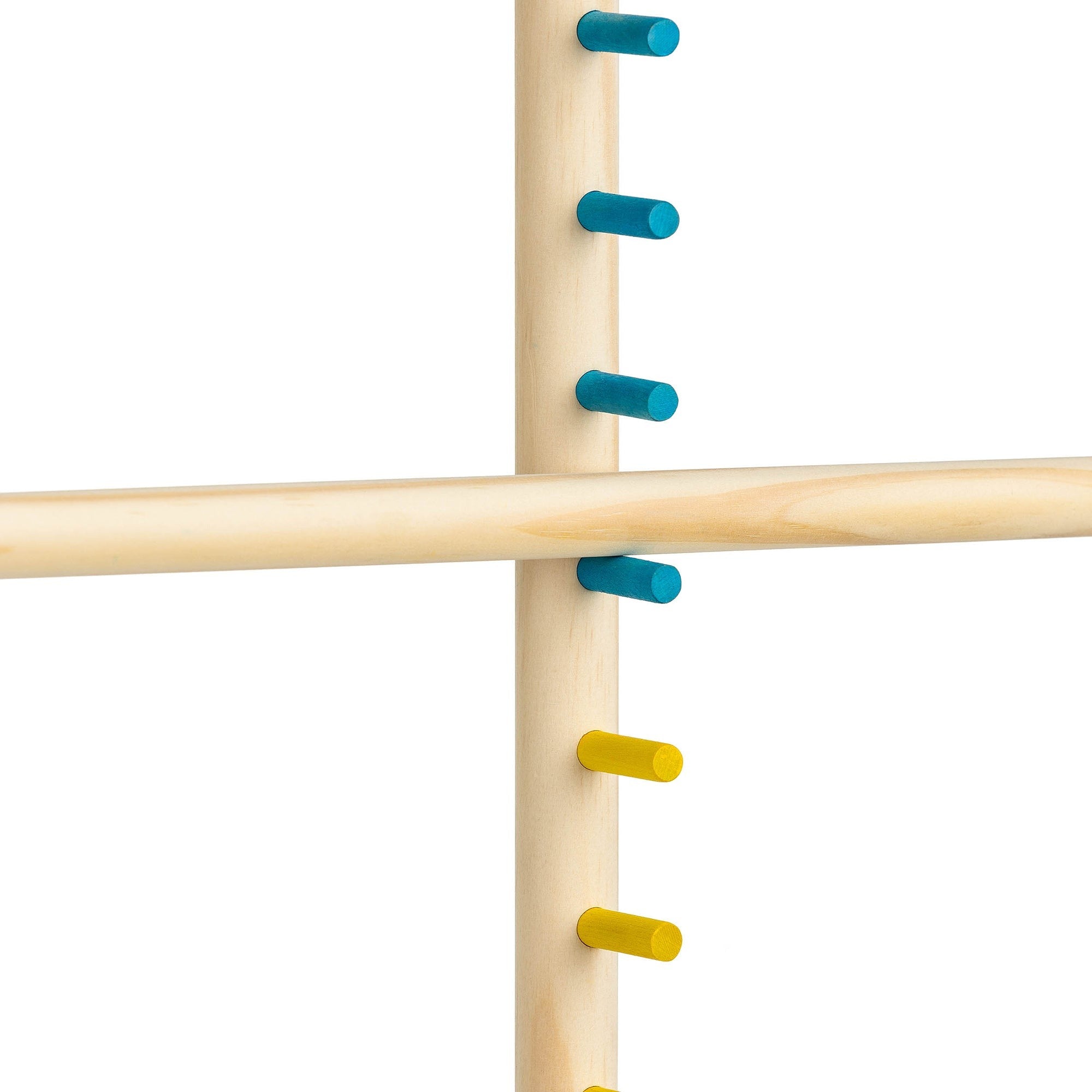 Grasshopper Games Limbo Wood Set Balance Game with Travel Bag for Family Play, Age 3+