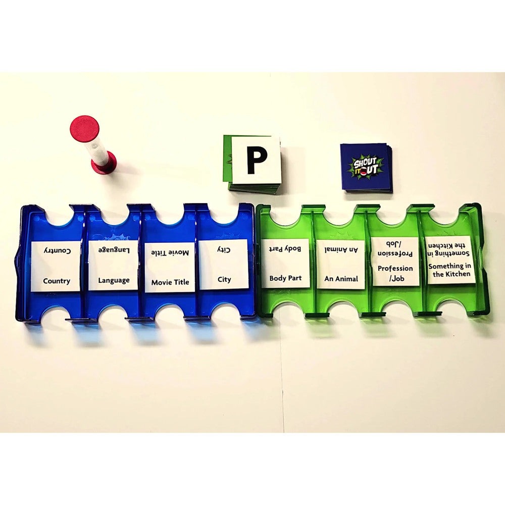 MukikiM Shout It Out Word Challenge Game, Ages 8+, for 2 Players/Teams