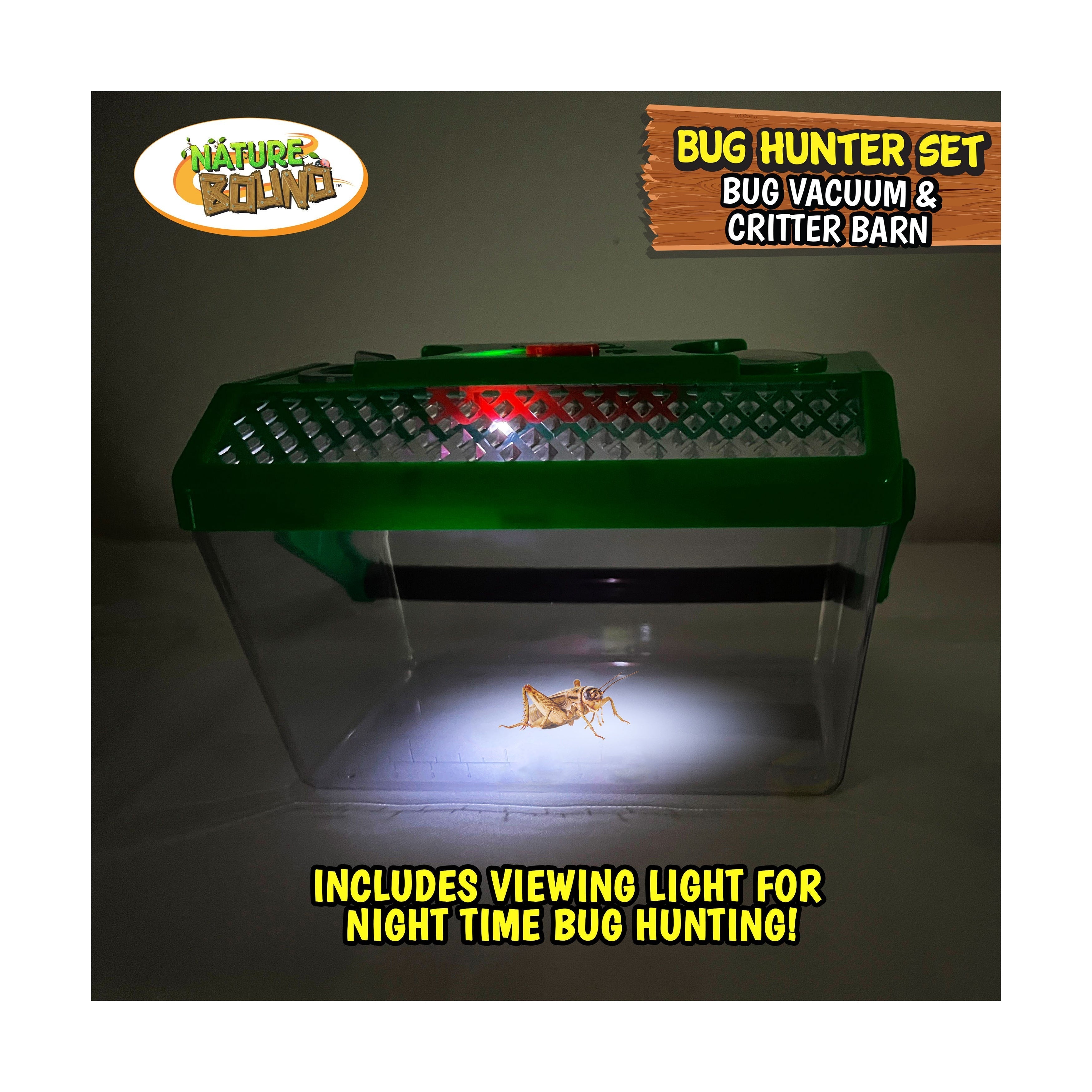 Nature Explorer’s Ultimate Bug Hunter Set: Bug Vacuum & Critler Barn
