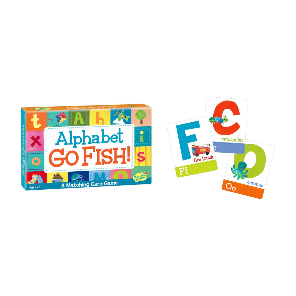 Alphabet Go Fish Card Game With Upper And Lower Case Letter Matching