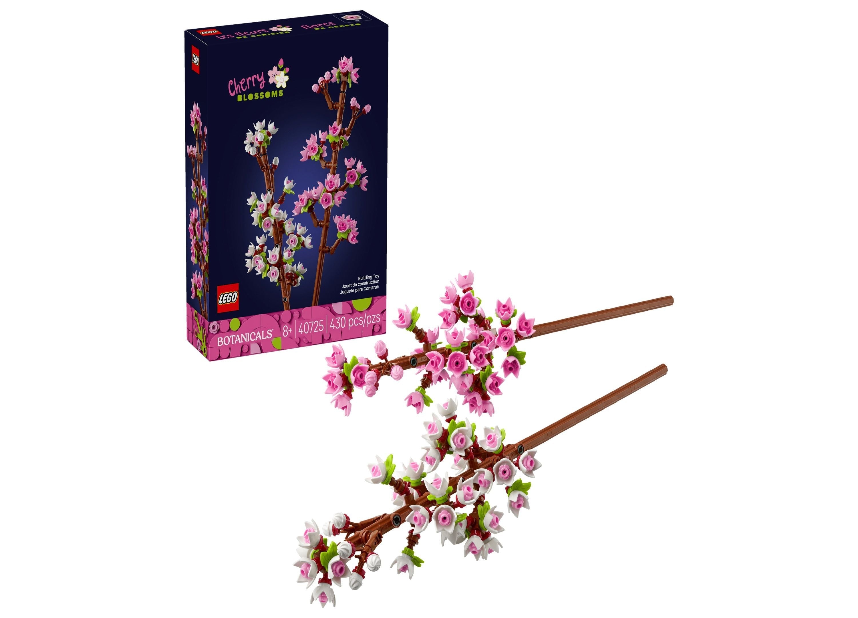 LEGO Botanical Collection Cherry Blossoms Building Set - 430 Pieces