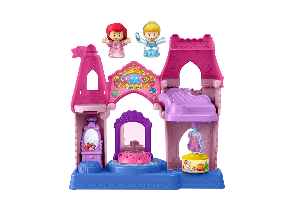 Fisher-Price Disney Princess Cinderella & Ariel Shimmer & Glow Dress Shop Light-Up 2-Piece Playset