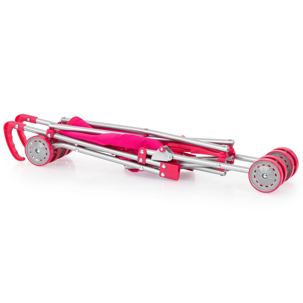 Bayer Design Princess Doll Buggy - Hot Pink, For Dolls Up To 18", Ideal for Kids Aged 3+