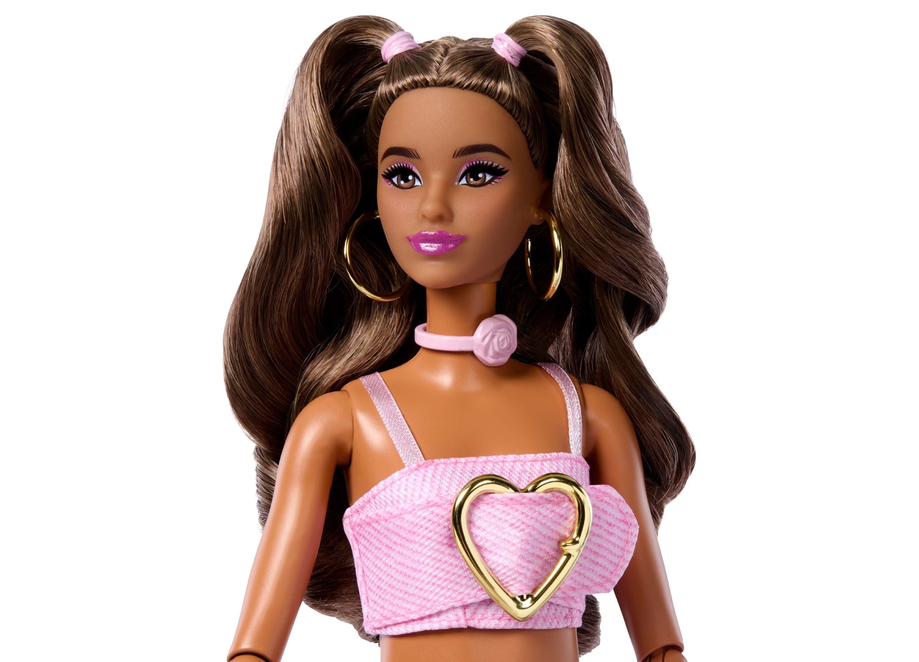 Barbie Deluxe Style Fashion Doll - Denim Crop Top