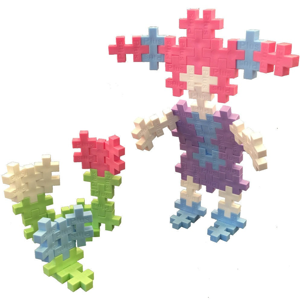 Plus-Plus Super Tube - Pastel Mix Construction Set - 500 Pieces