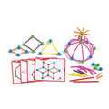 edxeducation Skeletal Starter Geo Set - 144 Pieces with Activity Cards - Multicolored